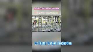 JINLIDA เครื่อง CNC Gabion Mesh | การผลิตเร็วขึ้น 2–3 เท่า | โรงงานโดยตรง