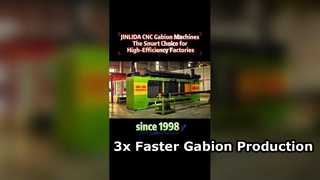 เครื่อง CNC เกเบี้ยน | เอาต์พุต 3x, การผลิตความเร็วสูง, ไม่มีการแตกหักของสายไฟ