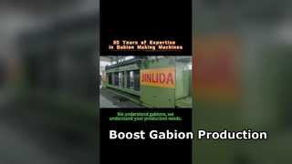 เครื่องจักร Gabion คุณภาพสูงที่ช่วยเพิ่มประสิทธิภาพของโรงงาน