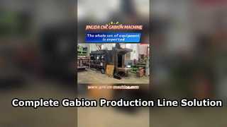 สายการผลิตตาข่าย Gabion ที่สมบูรณ์หนึ่งเส้นจัดส่งโดย Jinlida | โซลูชันการผลิต CNC