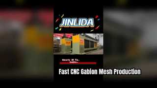 JINLIDA เครื่อง CNC Gabion Mesh | ใช้งานง่าย การผลิตที่รวดเร็ว