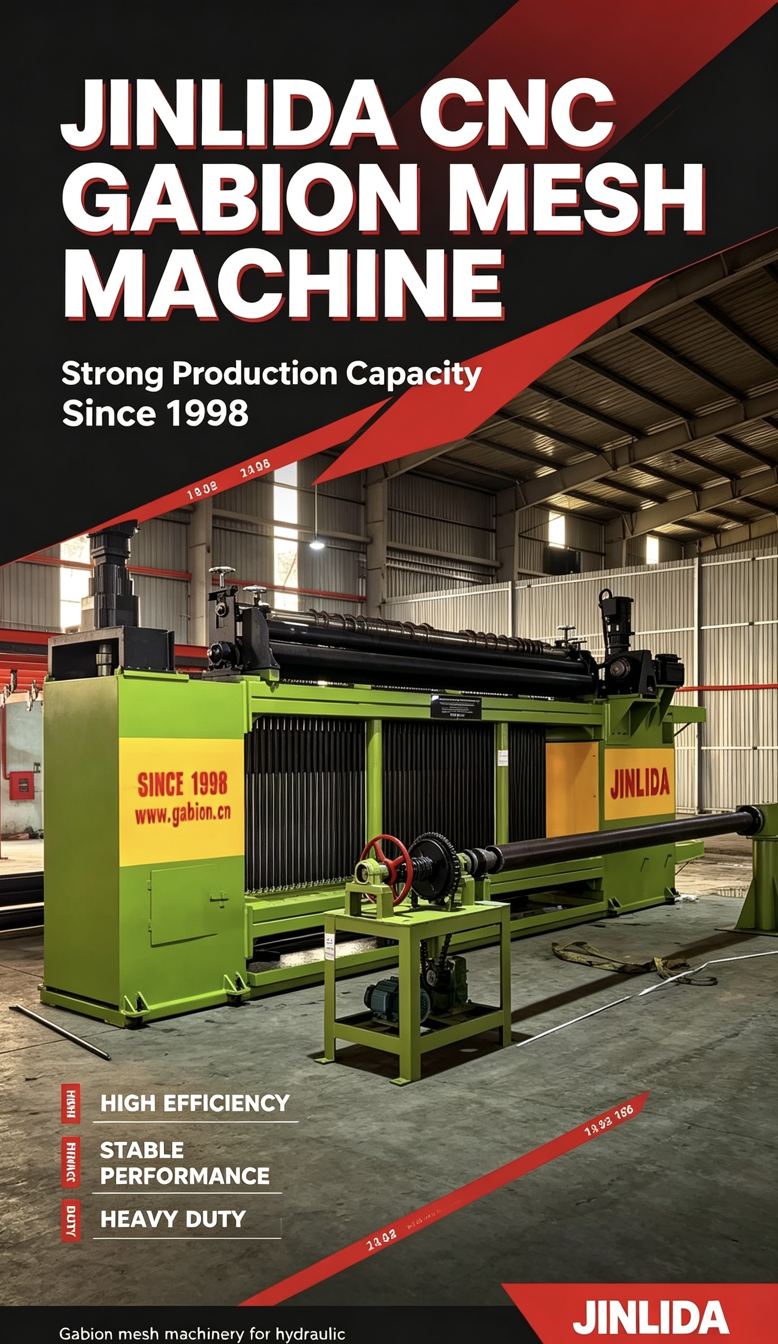 บล็อกบริษัทล่าสุดเกี่ยวกับ How to Set Up a CNC Gabion Mesh Machine Before Production: A Practical Pre-Start Checklist