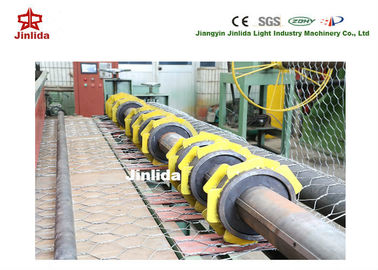 ซื้อ เครื่องยืดตาข่าย 4000 มม. 2.3kw สายการผลิต Gabion 6-25r / นาที การผลิตออนไลน์