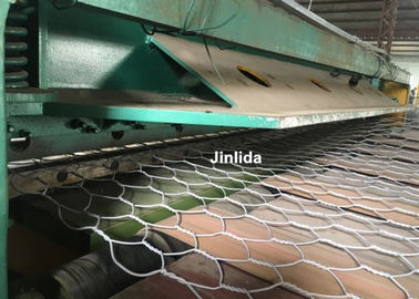 ซื้อ ไฮดรอลิสแตนเลสลวดตาข่ายเครื่องตัด / Gabion สายการผลิต การผลิตออนไลน์