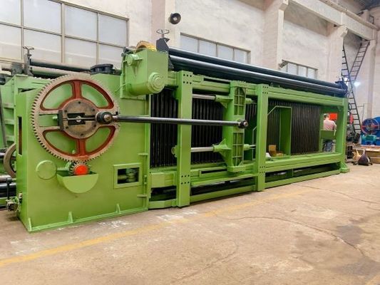 ซื้อ 3300mm ความกว้าง Double Twist PLC Control Gabion Machine 66 * 88mm Gabion  Mattress การผลิตออนไลน์