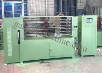 ซื้อ 6 Bars Gi Wire Net Making Machine, เครื่องตาข่ายเกเบี้ยน 450r / นาที การผลิตออนไลน์