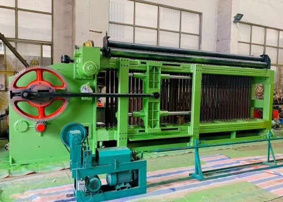 ซื้อ Twist ดับเบิลอัตโนมัติควบคุม PLC Gabion ตาข่ายจักรอินฟราเรดเรย์ความปลอดภัย การผลิตออนไลน์