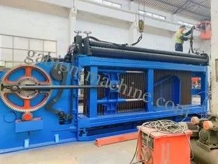 ซื้อ หยุดอัตโนมัติ 3 บิด 30kw ลวดตาข่ายหกเหลี่ยมเครื่อง การผลิตออนไลน์