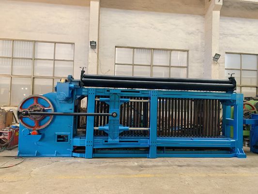 ซื้อ ขนาดตาข่าย 120x150mm Double Twist Wire Netting Gabion Machine การผลิตออนไลน์