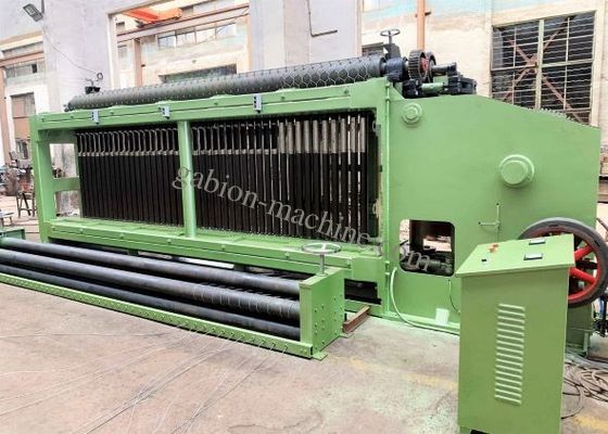ซื้อ 165m / h 66 * 80mm เครื่องตาข่ายหกเหลี่ยมกล่องกรงหินสำหรับเขื่อนแม่น้ำ การผลิตออนไลน์