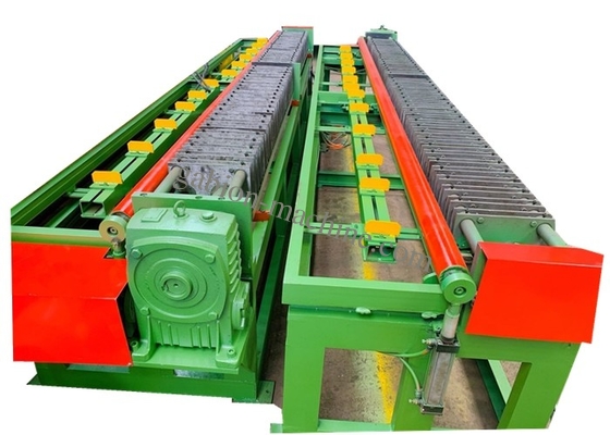 ซื้อ 4000 มม อัตโนมัติเครื่องปั่นขอบ PLC การควบคุมสําหรับสายการผลิต Gabion การผลิตออนไลน์