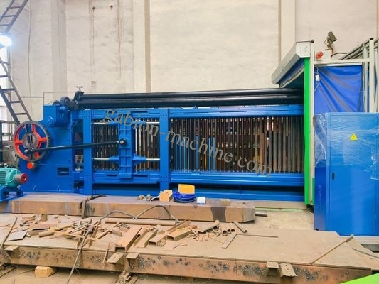 ซื้อ Double Rack Drive Heavy Duty Gabion Machine 84 * 110 มม. ลวดตาข่ายสำหรับถนน การผลิตออนไลน์