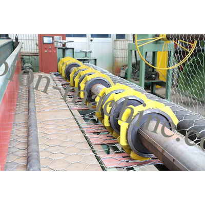 ความเร็วสูง 50-60 ครั้ง / นาที การปั่น สายการผลิต Gabion ด้วยจุดปั่น